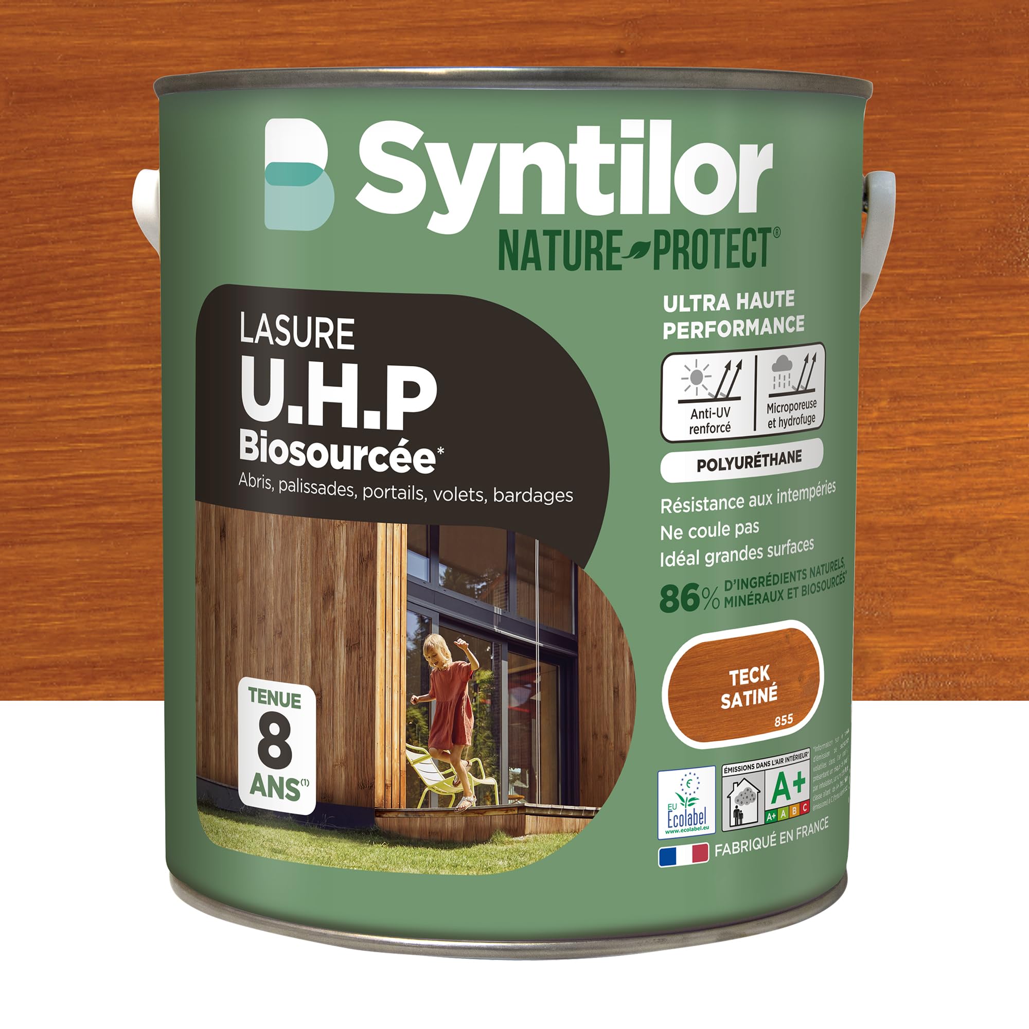 Syntilor - Lasure U.H.P. Biosourcée Teck Satiné 5L