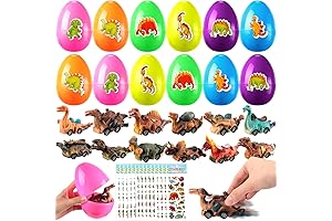 36-Piece Easter Baskets for Dinosaur-Loving Boys