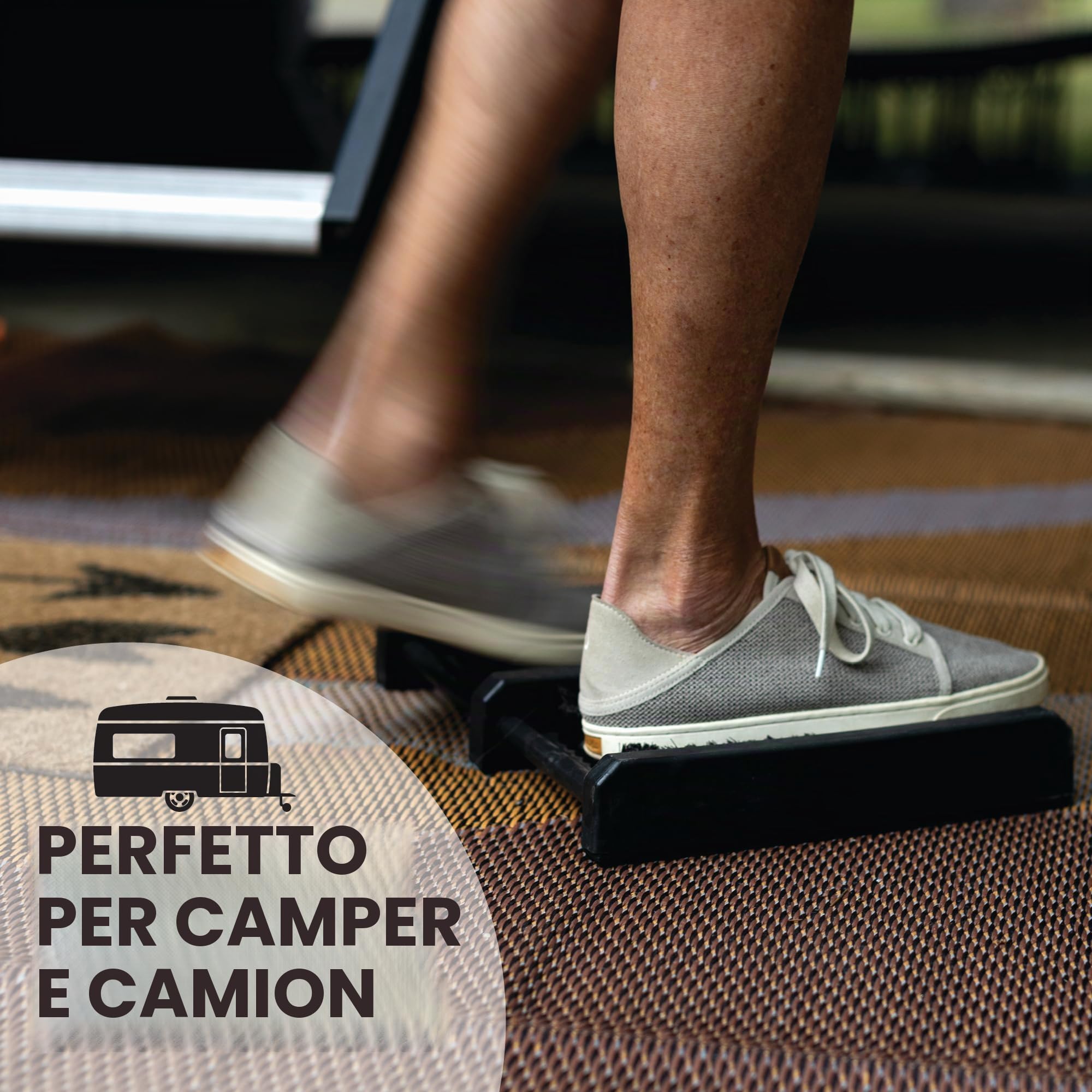 Jobsite Boot Pulisci scarpe da ingresso con spazzole – Come visto in TV