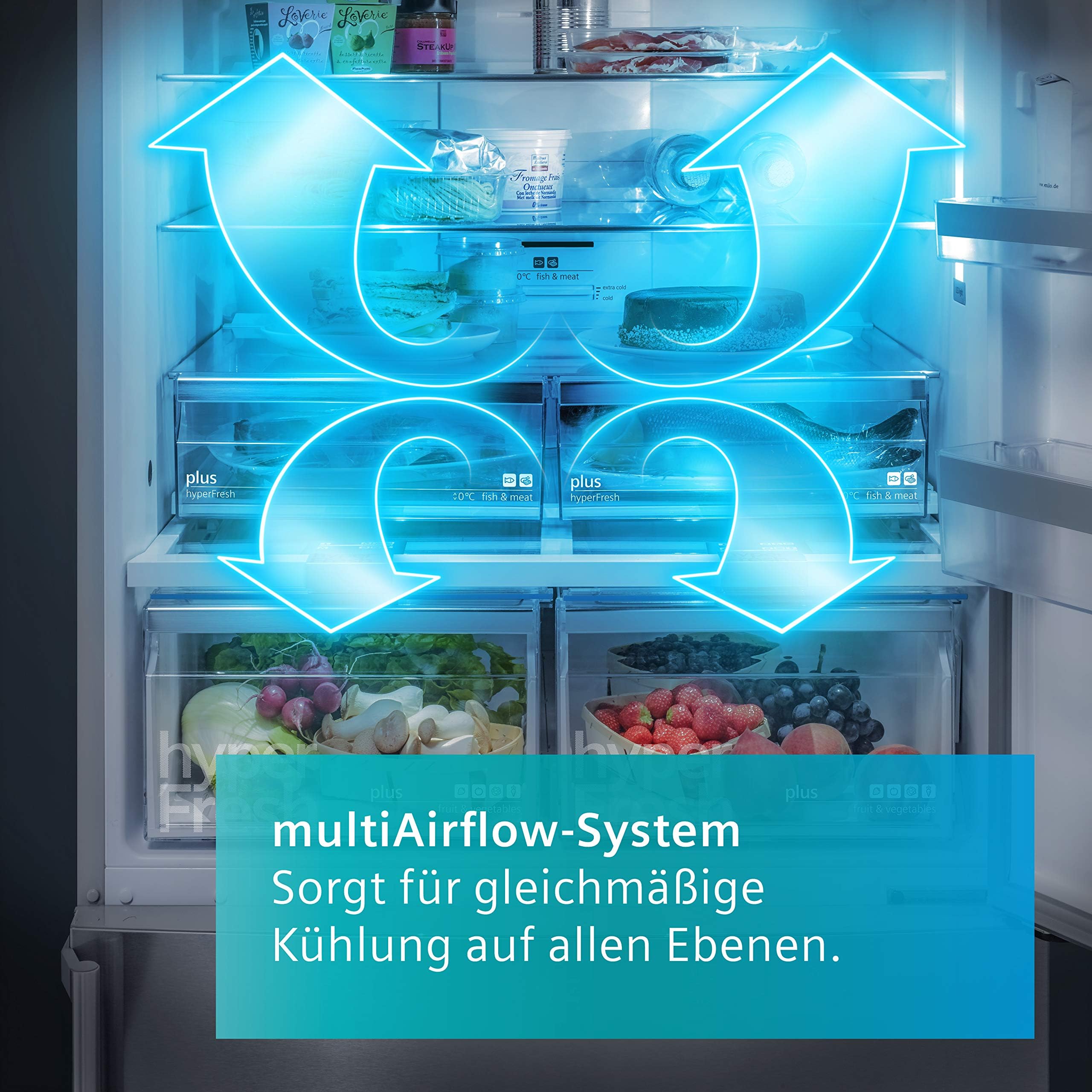 Siemens GS51NAWCV iQ500 Gefrierschrank, 161 x 70 cm, 289 L & Wärmepumpentrockner für 8 kg Wäsche, iQ500, A+++, 176 kWh/Jahr, speedPack, autoDry, Outdoor-Programm, Weiß, WQ35G2D00