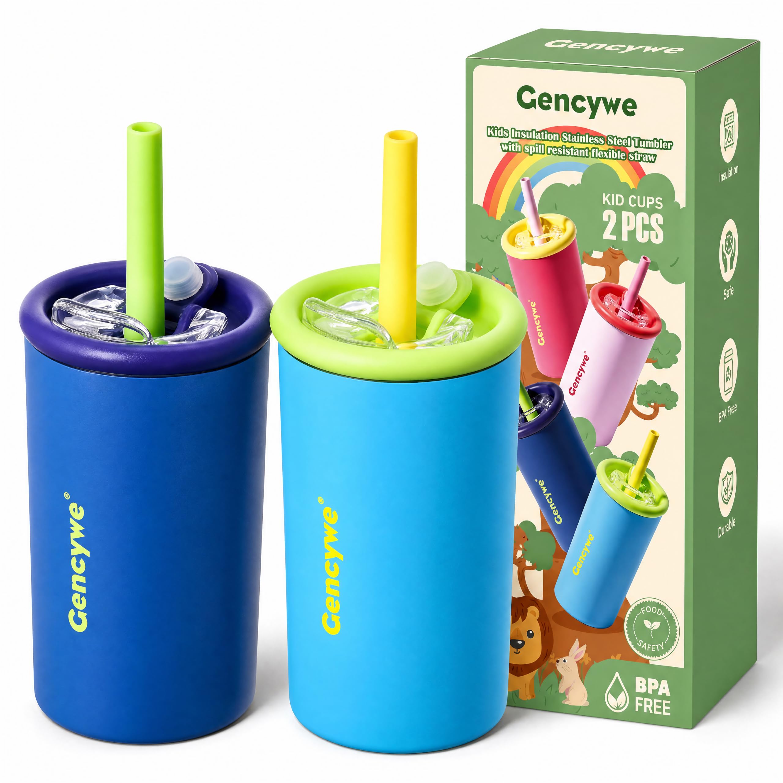 Gencywe Stainless Steel Sippy Tumbler