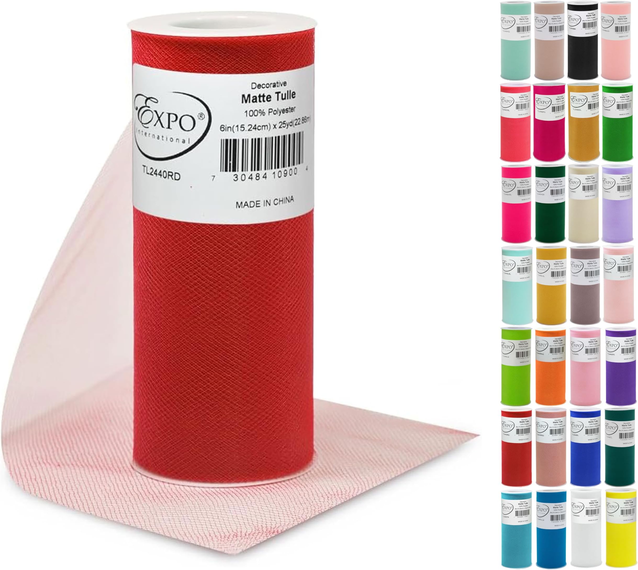 Expo International Decorative Matte Tulle