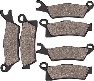 Front & Rear Brake Pads for CAN AM Outlander 450 L MAX EFI 2015 2016 2018 2019 Outlander 800R STD/MAX/XT 2012-2016 Outlander 500 2013-2016 Outlander 1000 2012 2013 ATV