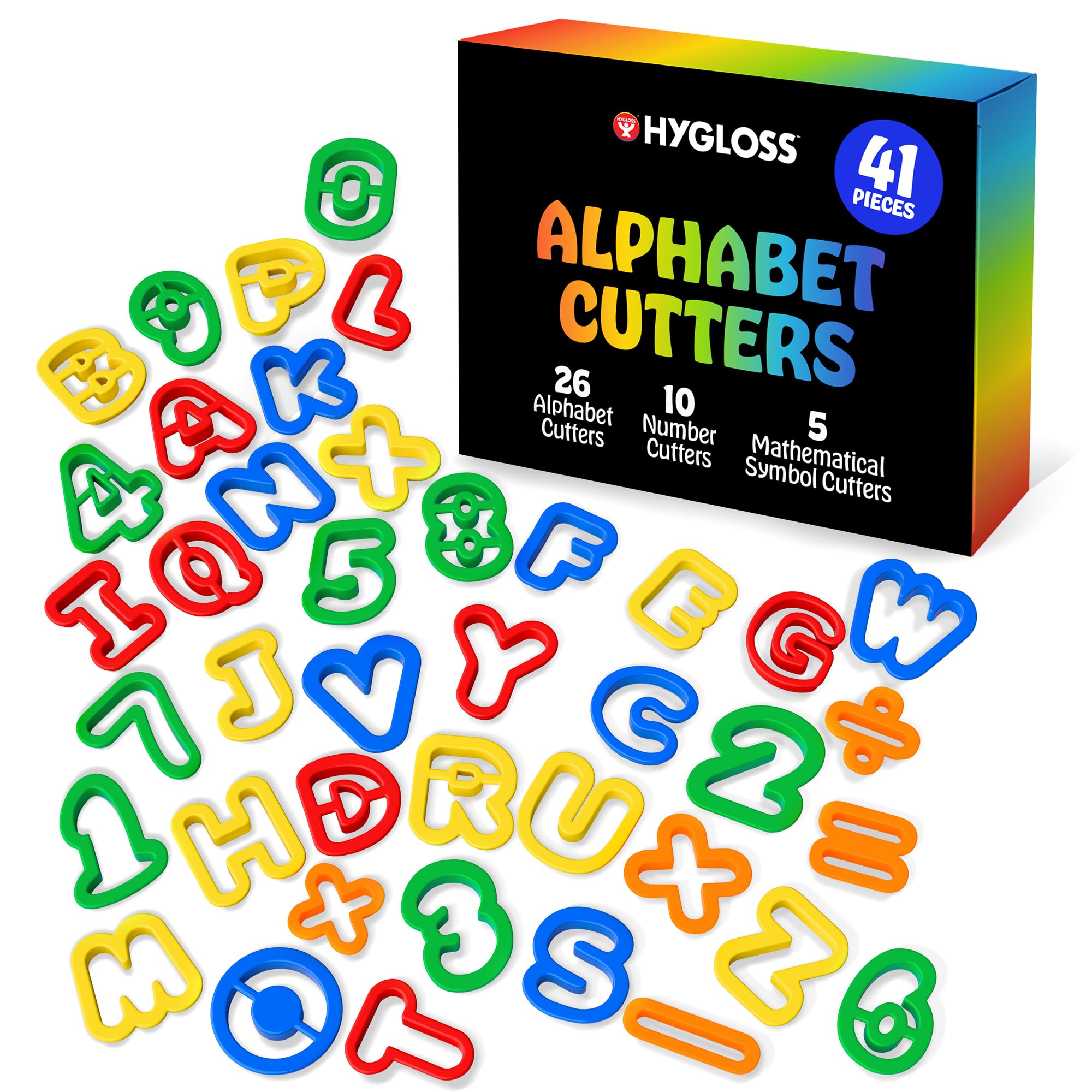 ABC Amazon.com: 41-Piece Alphabet Cutters Set – ABC Letter and Number