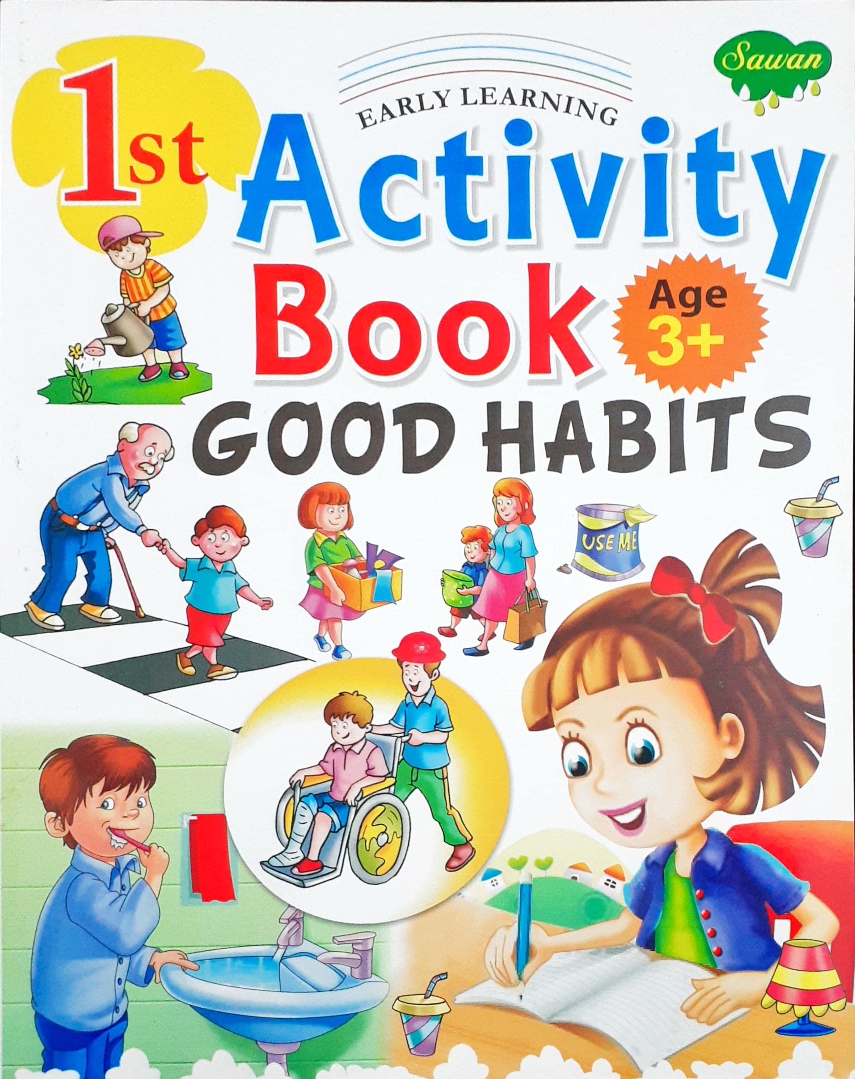 My 1st Fun Activity Book for 3-6 Year Old [ Good Habits ] For Kids & Childrens