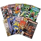 10 Assorted Comic Book Value Collection- Amazing Selection of DC, Marvel & Indie Publishers- No Dupes or Inappropriate Content- Great Birthday Holiday Gift for Any Superhero or Graphic Novel Fan