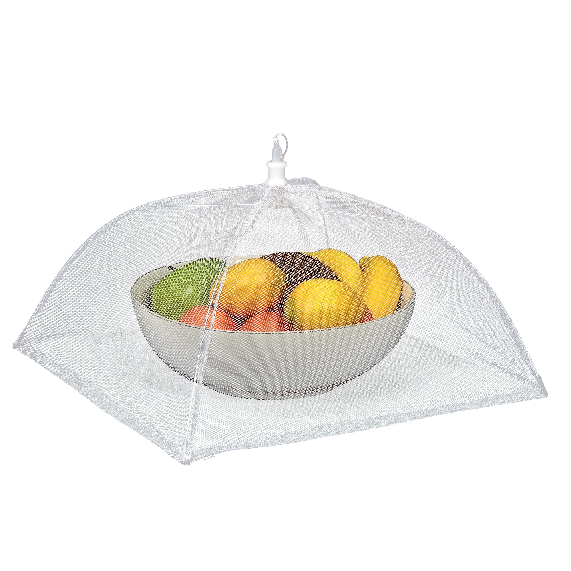 Cloche Alimentaire Pliante 30x30 Cm - En Polyester Et Métal | Pour Couvrir Les Plats, Conservation, Rangement Facile