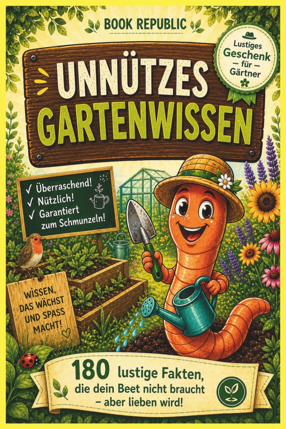 Unnützes Gartenwissen: 180 lustige Fakten für Gartenfreunde