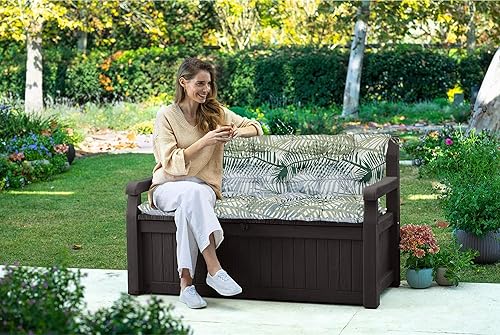 Miniatura 2 de Cojines de asiento de repuesto para columpio, cojines de banco de 2 a 3 plazas para muebles de exterior con respaldo, cojines de asiento reclinable