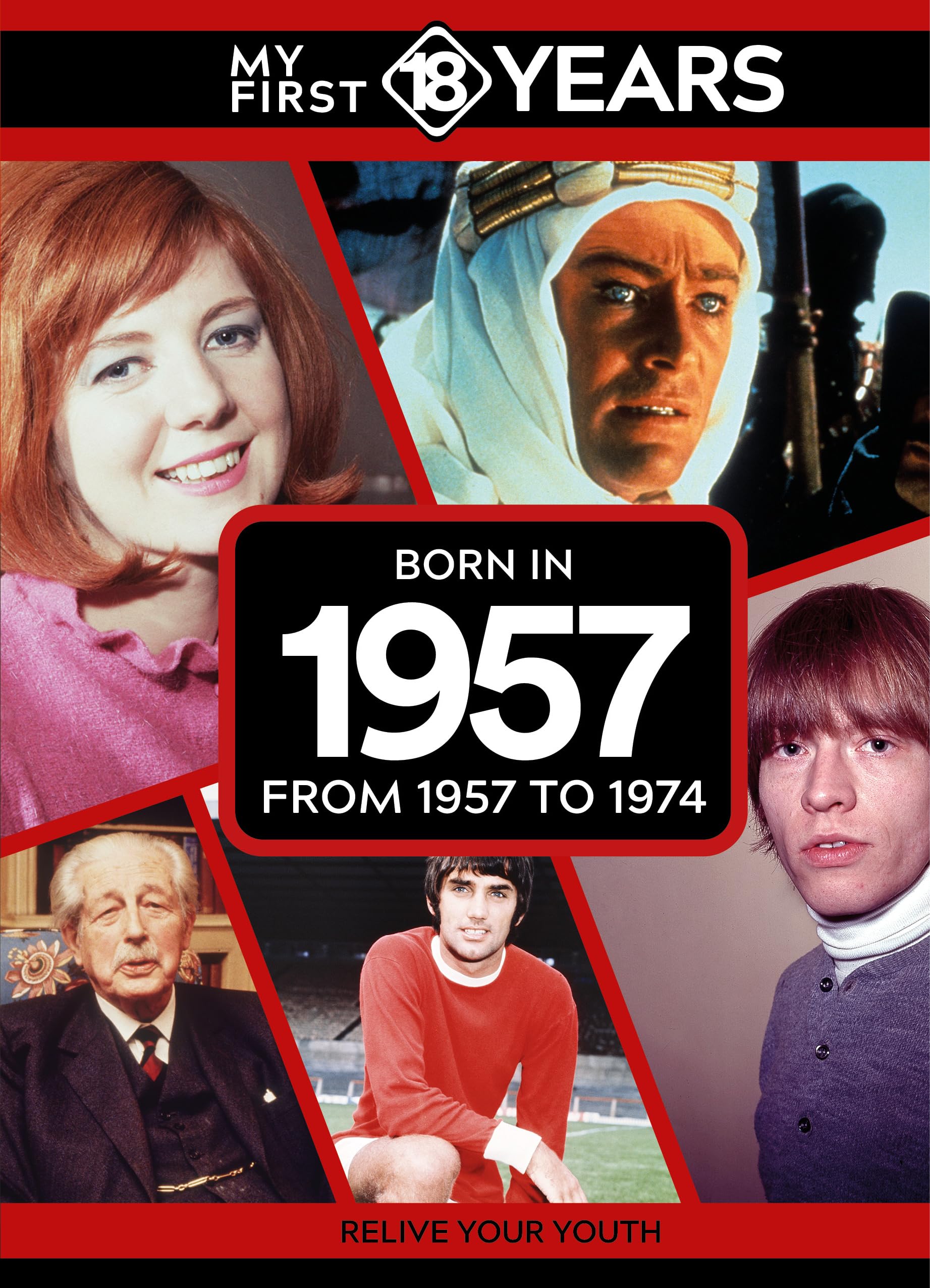 My First 18 Years  Born in 1957 by TDM Publishing HARDBACK 9789493317666