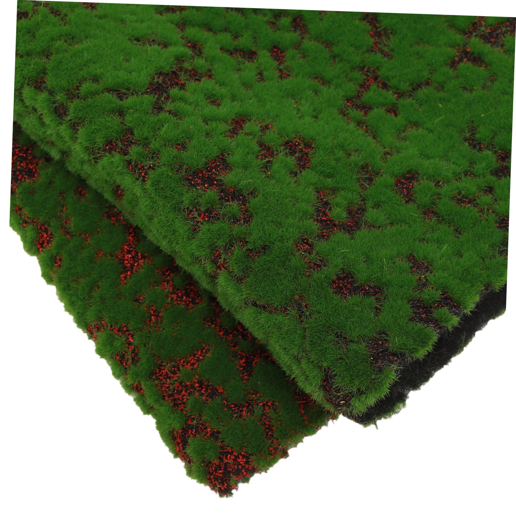 Alfombra de Musgo Artificial Simulada, Mini Césped Verde Decorativo