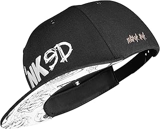 Sponsored You’re seeing this ad based on the product’s relevance to your search query.Learn more about this advertisement Nebelkind Snapback Cap Men Women Inked Black, One Size, Adjustable Size, Unisex, High-Quality Baseball Cap Trendy, Streetwear Style, Baseball Cap with Straight Peak, Retro
