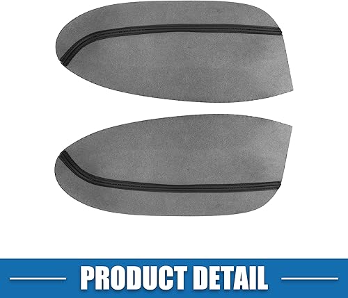 Miniatura 6 de A ABSOPRO Panel de la puerta delantera del coche reposabrazos cubierta interior de la puerta trims para Acura RDX 2007-2012 negro 1 par