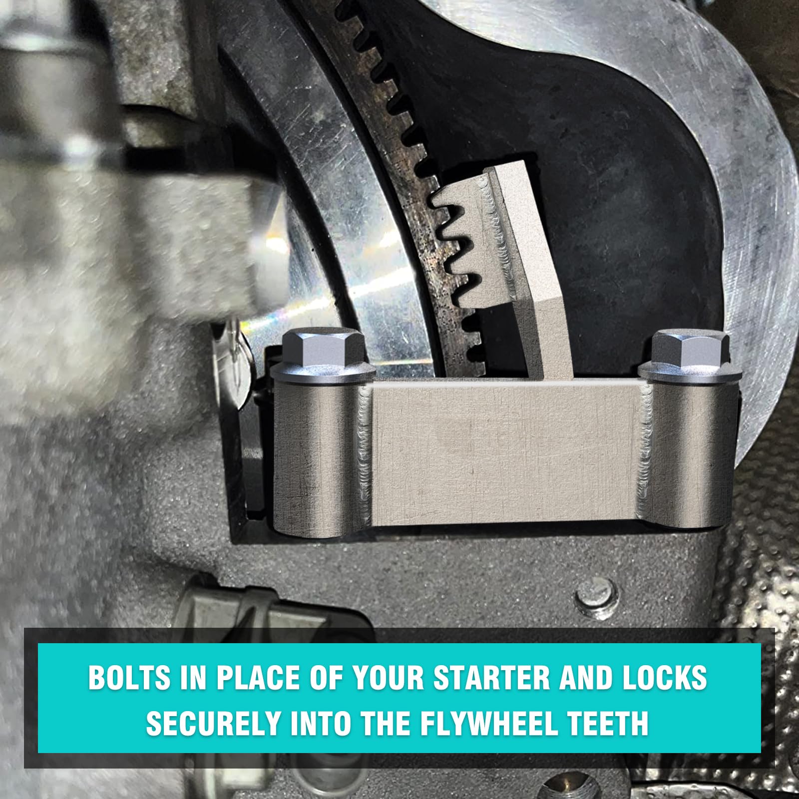 LS Flywheel Locking Tool Steel Black Oxide Flexplate Locking Holder Tool Compatible With Engine Chevy LS 1 2 3 LSX