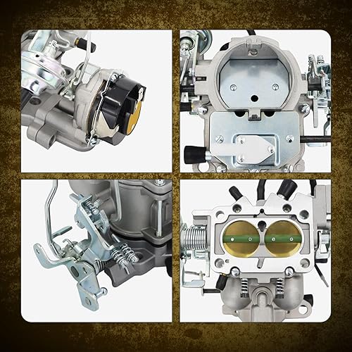 Miniatura 5 de Carburador Jeep 258 de alto rendimiento para Jeep BBD 6 CYL 4.2L 258CU con estrangulador automático. Perfecto para carburador Jeep Cj7 1983. Kit de