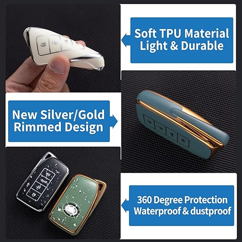 Miniatura 4 de Funda para llavero Lexus, Blanco