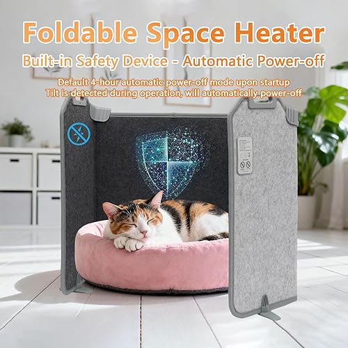 Miniatura 6 de Calentador de pies portátil seguro, utilizado como intercambiador de calor personal debajo del escritorio para piernas y pies, adecuado para