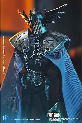 Miniatura 5 de Hiya Toys Judge Dredd: Judge Fear 1:18 Escala PX Edition Exquisita figura de acción, multicolor