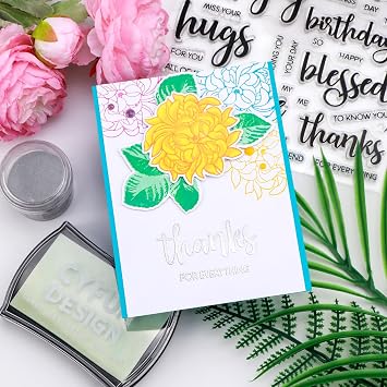 5 Pack Clear Embossing Ink Pad for Stamping & Scrapbooking - Slow-Drying Crisp Ink, Raised Durable Surface for All Stamp Sizes | Long-Lasting Inkpads for Rubber Stamps Arts & Crafts Supplies
