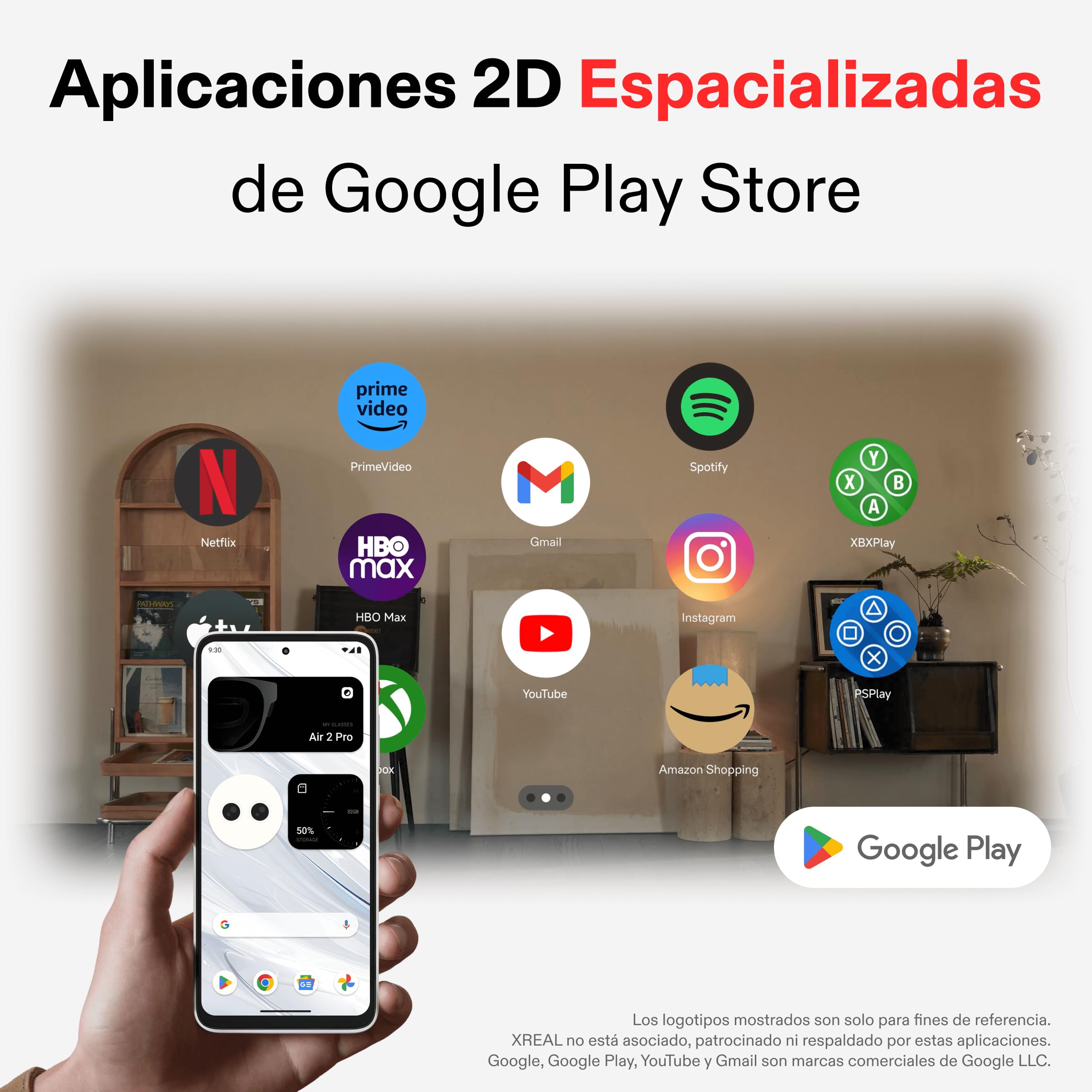 XREAL Beam Pro (6G+128G), el Compañero de Computación Espacial para AR Gafas, 3D Cámaras, Android 14, Compatible con Google Play Store Apps, Experiencias Espaciales para Cines/TV/Juegos, FHD 1080p