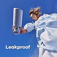 Vista 4 de Hydro Flask Water Bottle - Insulated Stainless Steel - Wide Straw Lid, Non Spill, Leakproof in 24 Oz Oat Tan