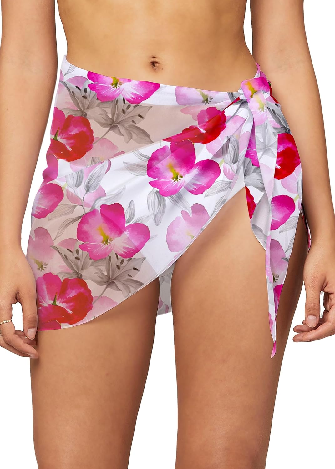 Conceited Women’s Cover Ups for Swimwear - Sheer Chiffon - Sarong Wrap Skirt Bathing Suit for Beach