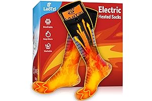 5000mAh Rechargeable Heated Socks: Stay Warm and Cozy with our Electric Battery Powered Foot Warmers