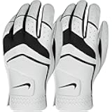 Men's Dura Feel Golf Glove (2-Pack) (White), Medium - Cadet, Left Hand