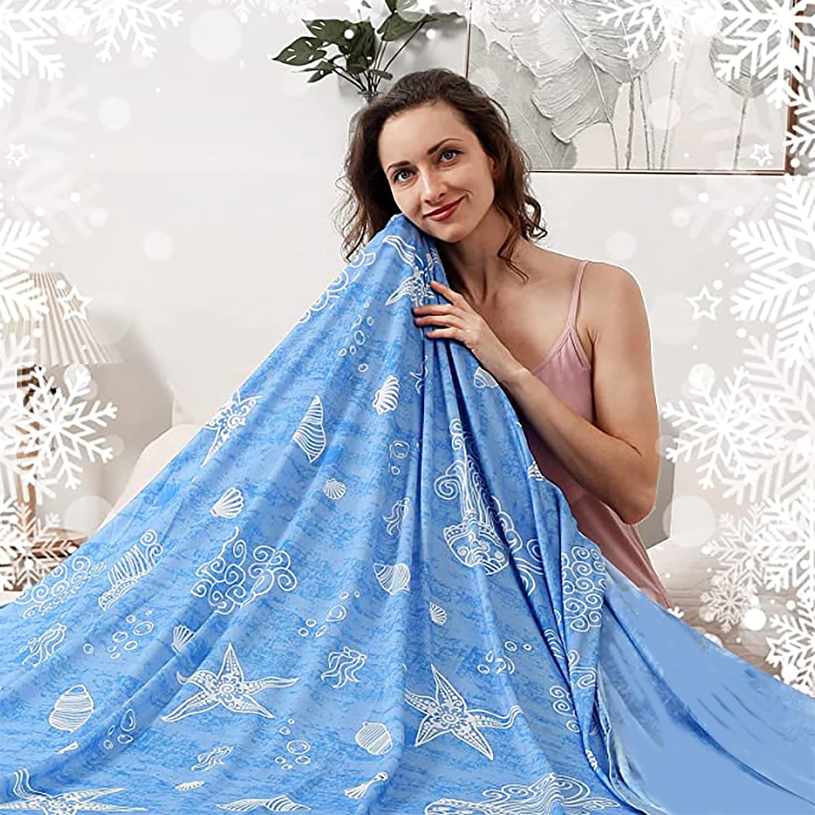 Coperta refrigerante 2 in 1 double face, coperta estiva, rinfrescante, 150 x 200 cm, per persone, coperta estiva in seta di ghiaccio, doppio auto-raffreddamento, assorbe il calore corporeo