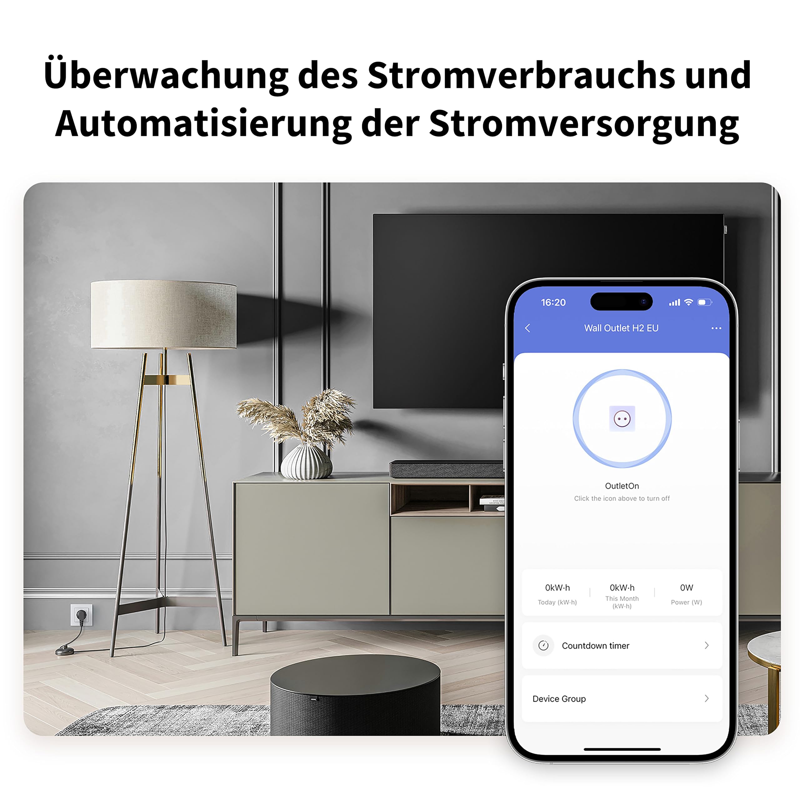 Aqara Wandsteckdose H2 EU, Energieüberwachung und Stromschutz