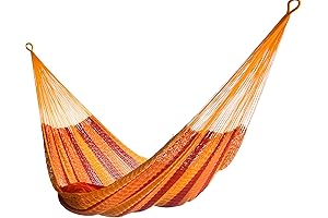 Mayan Style Super Cotton Thicker String Hammock - Sunset Color