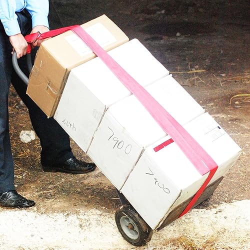 Miniatura 7 de Correa de camión de mano de 2 pulgadas x 15 pies (Estados Unidos) con cierre de almacenamiento de gancho y bucle