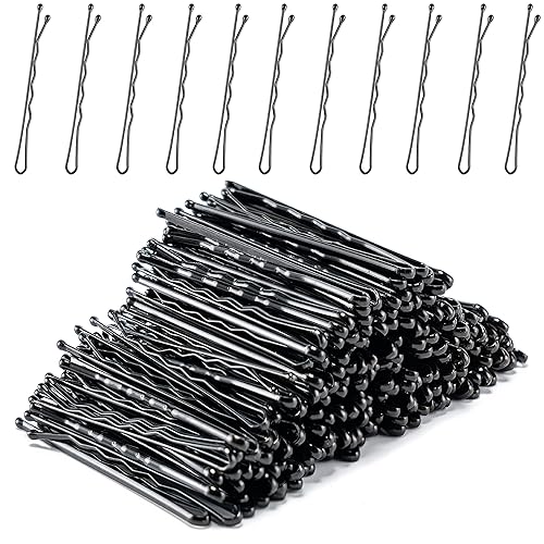 Bobby Pins Negro 200 horquillas de 2 pulgadas para mujeres niñas Adn niños accesorios para el cabello pasadores a granel para peluquería horquillas