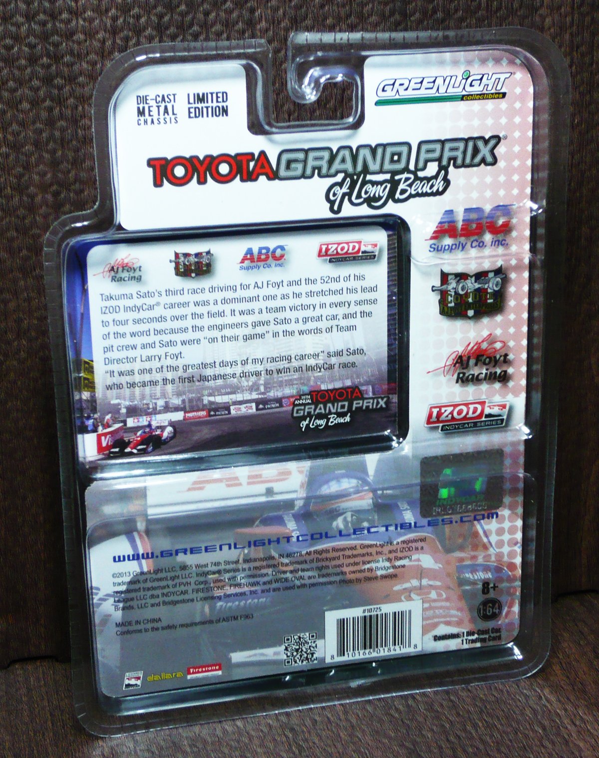 Amazon | 【佐藤琢磨】1/64 AJフォイトレーシング 2013年INDYロング