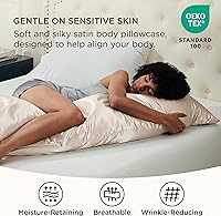 Vista 253 de Bedsure Fundas de almohada de satén, similares a las fundas de almohada de seda tamaño Queen, juego de 2, fundas de almohada para mujeres que