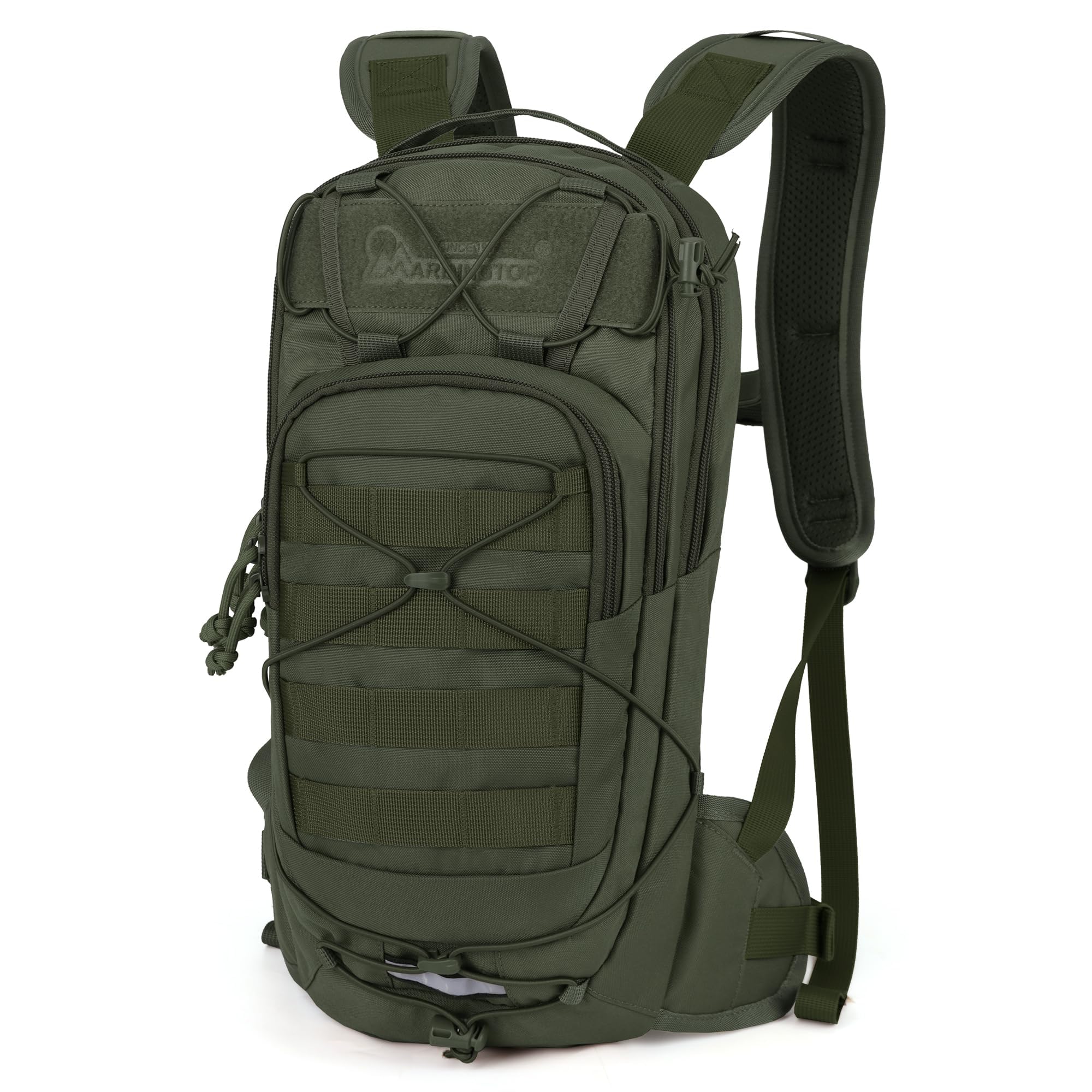 Mardingtop 10L Fahrradrucksack MIT MOLLE System Leicht und Atmungsaktiv Für Radfahren Laufen Wandern sowie Alltag