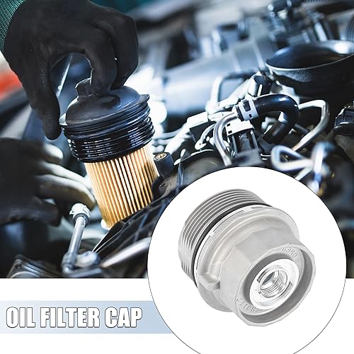 Miniatura 6 de Carcasa de montaje de tapa de filtro de aceite de motor de coche para Toyota IQ Yaris Corolla Auris para Scion IQ 15620-40030 Tapa de aceite de