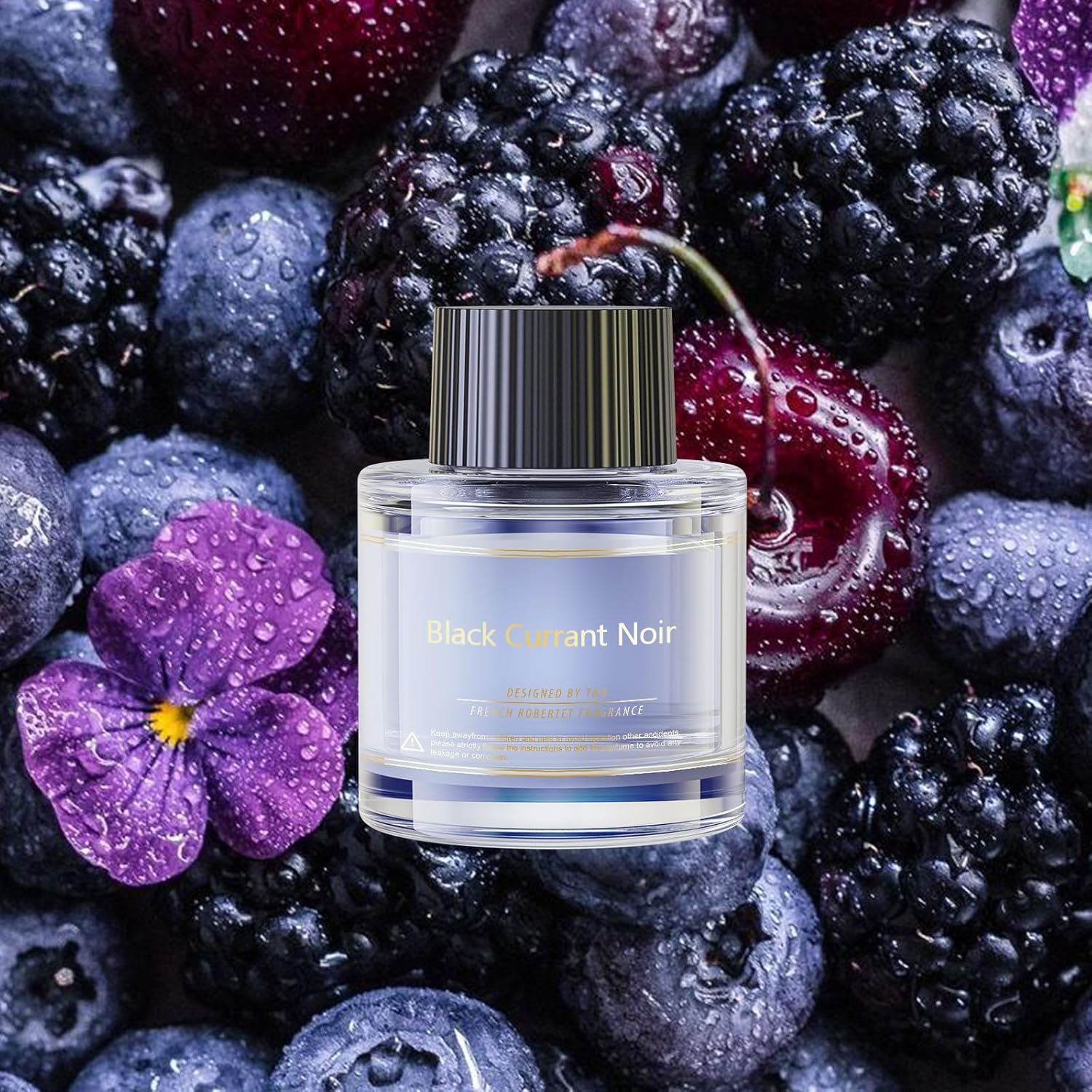 Ceeniu Recharge de Parfum Dédiée F26/F39-45 ml - Peut être Utilisée pendant 2 à 6 Mois - Fabriquée avec des Extraits de Plantes Naturelles - Parfum Importé de France -Cassis Noir Intense