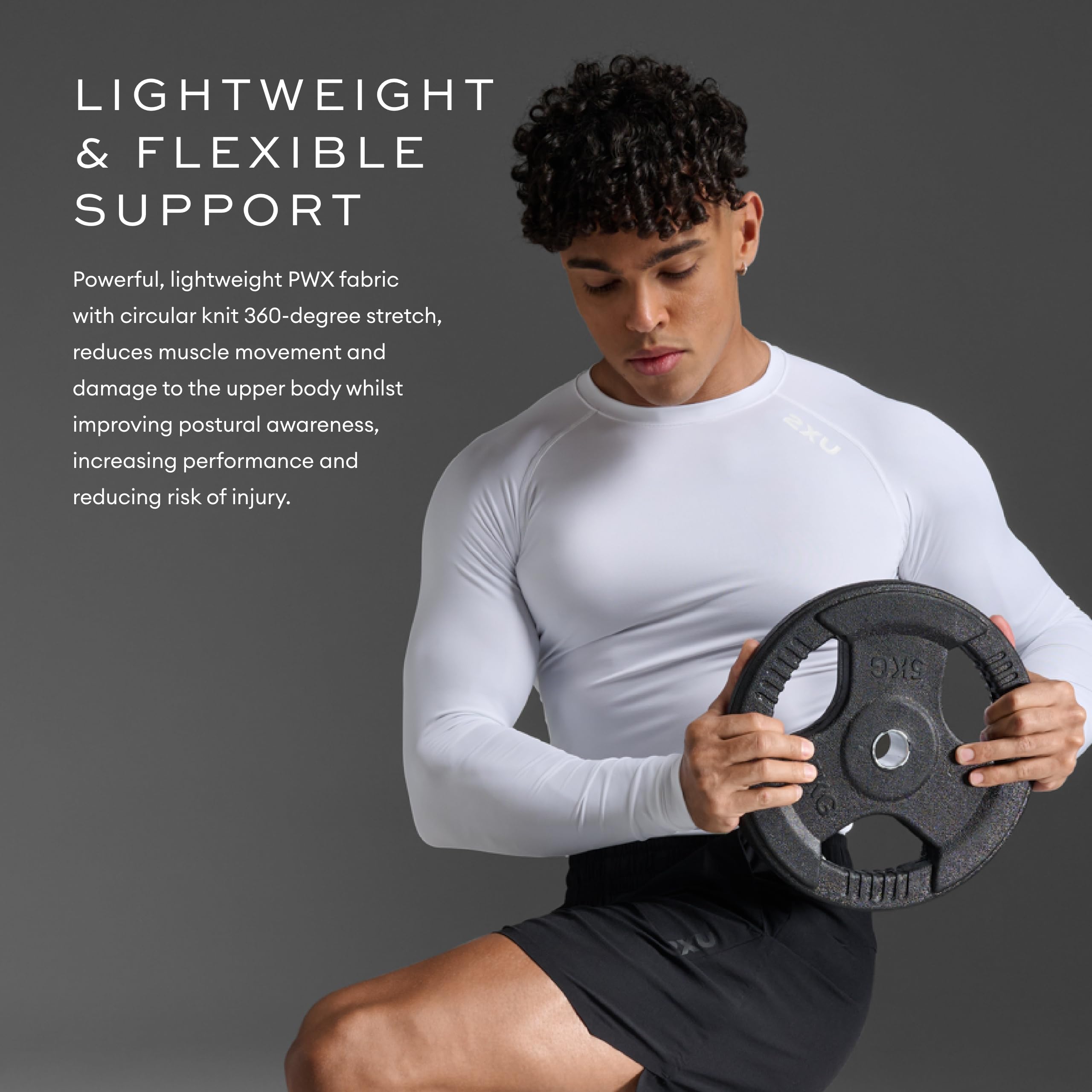 2XU Manga larga de compresión para hombre