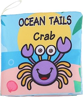 SECFOU Livro De Pano Livro De Aprendizagem Infantil Livro Educacional Macio Tocar E Sentir Livro De Dobras Brinquedos Para Crianças Brinquedos Do Alfabeto Brinquedos De Animais Para