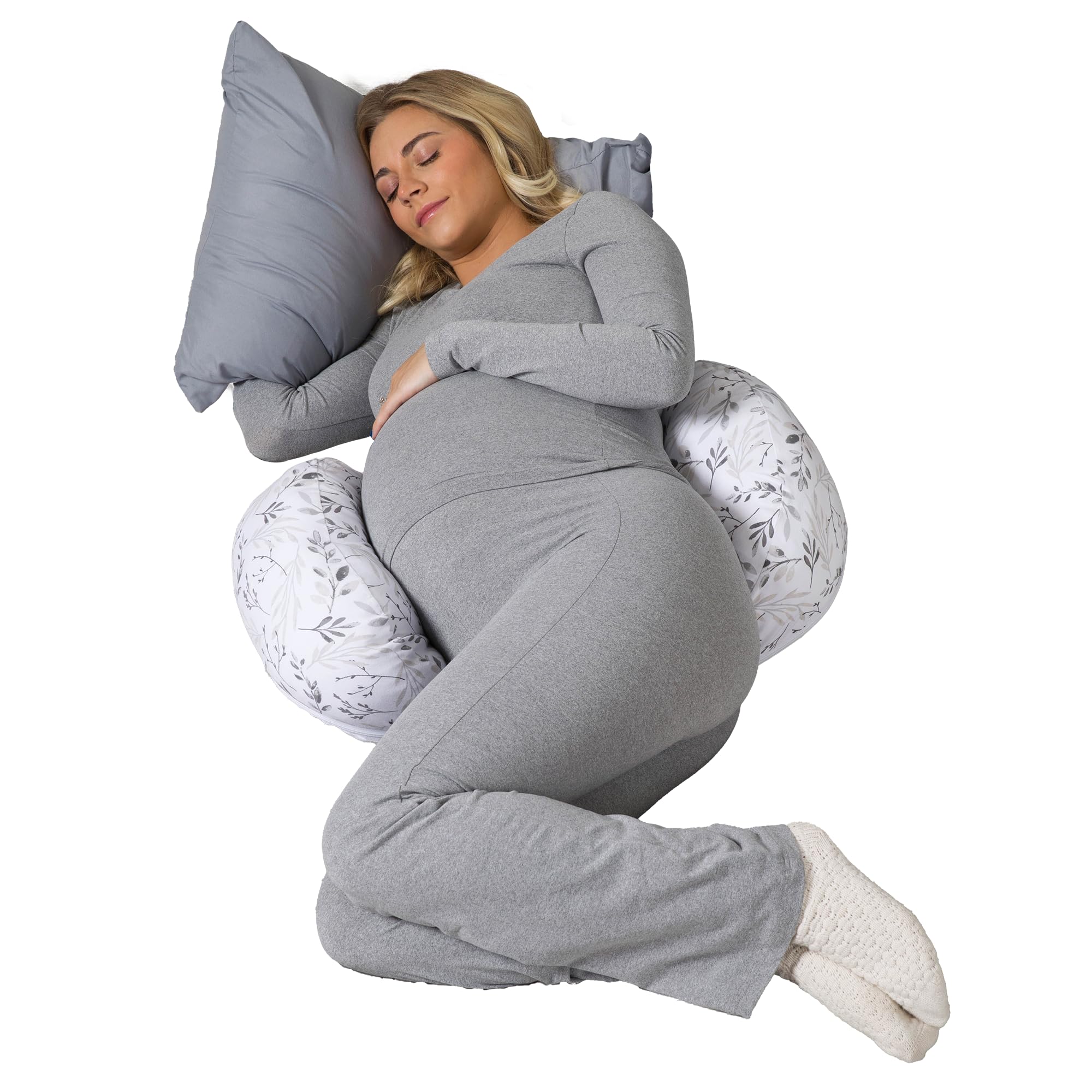 Boppy | Bedding | New Boppy Pregnancy Prenatal Pillow Full Body Pillow Tummy Bump Support Grey 6566222f06c231cdf56aa1c4
