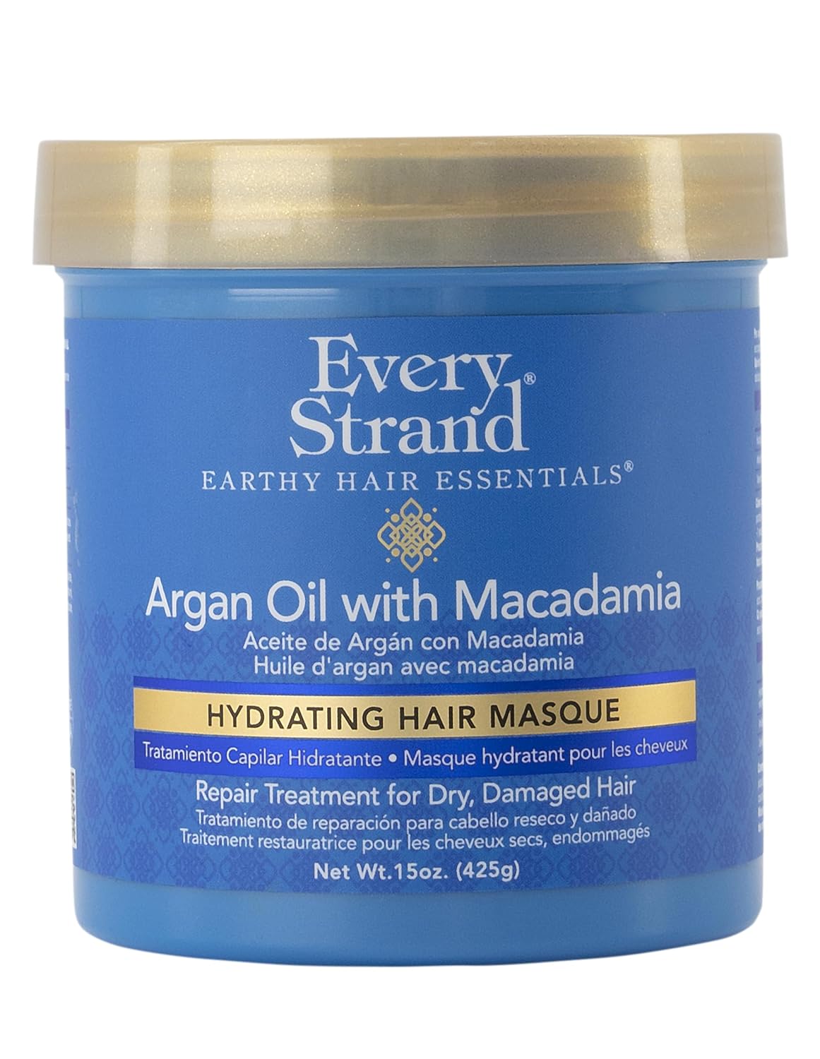 Every Strand Argan Oil With Macadamia Hydrating Hair Masque, 15 Oz