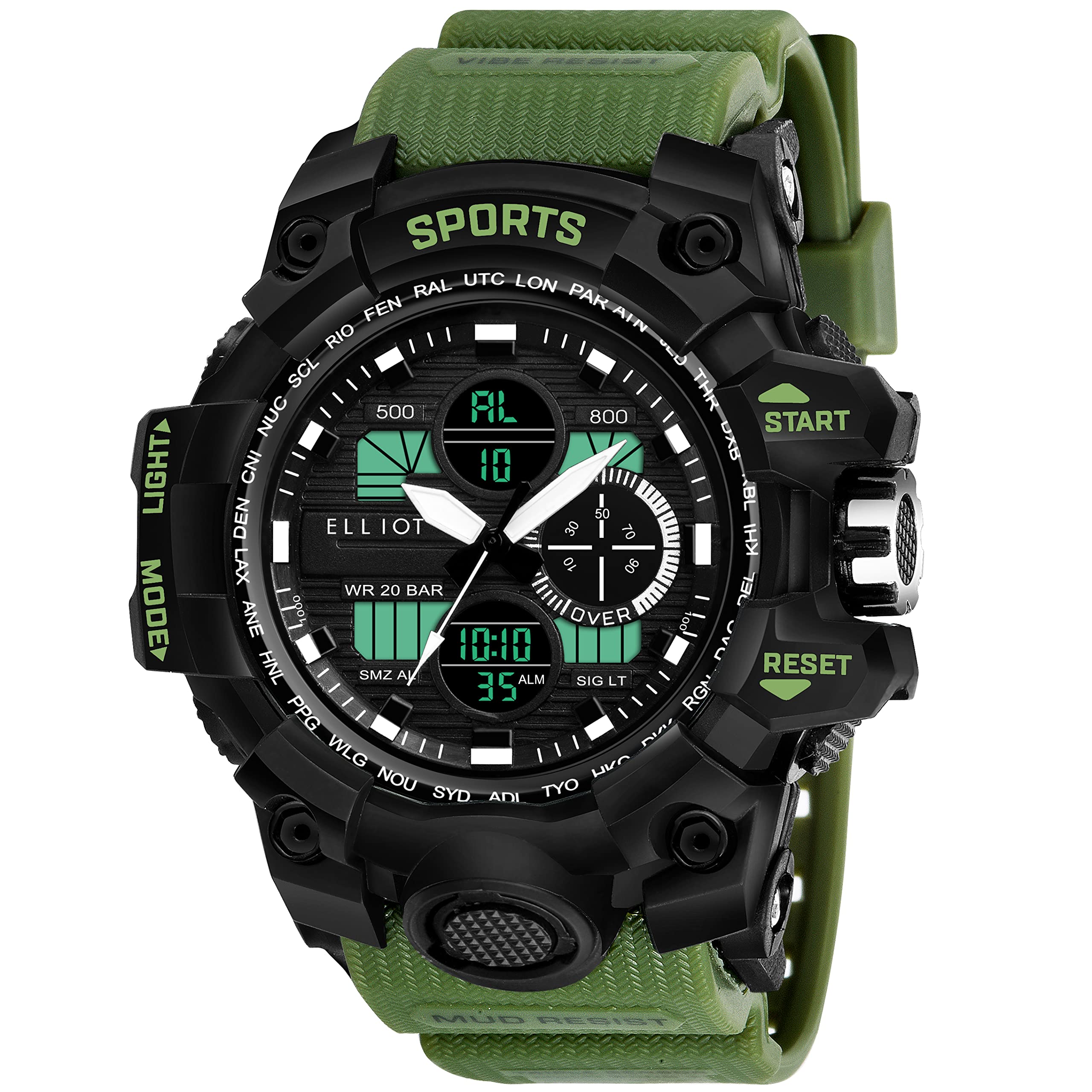 Walrus Analog Digital Mens Boy’sSports Watch | Black Dial | Black Silicone Strap | Men’s Digital Sports Watch| Durable and Stylish | Japanese Quartz Movement (B0B6T411C9) Amazon Price History, Amazon Price Tracker
