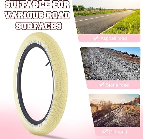 Miniatura 4 de WEEROCK 12 Pack 20 Inch Bicycle Tire 20 * 2.125 with Inner Tubes,Bike Tyre for BMX, MTB Mountain Bike,Child Kid Bike,Tricycle,Crusier Bicycle,Multip