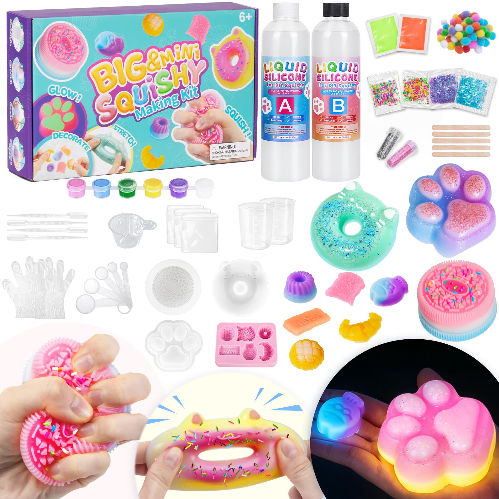 Liquid Silicone BIG Squishy Making Kit