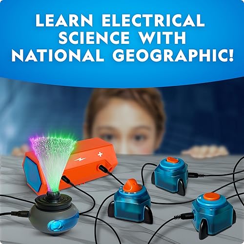 Miniatura 6 de National Geographic - Kit de circuito electrónico para niños con 60 proyectos de circuito eléctrico, juguete STEM de circuito eléctrico, proyectos