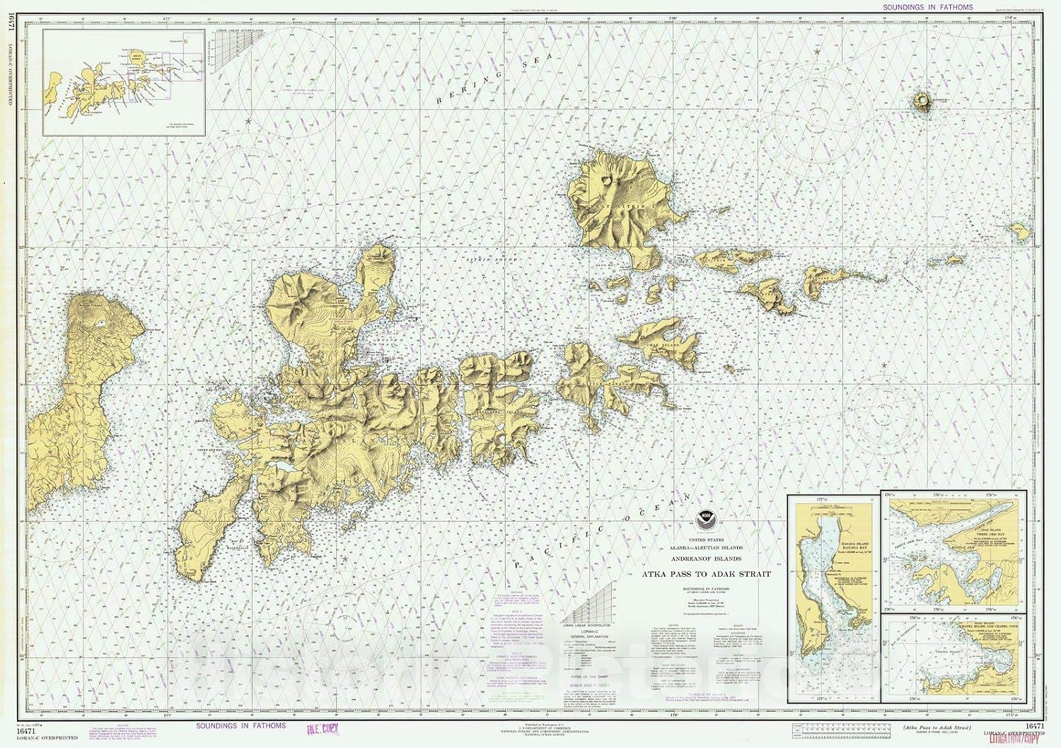 Block Island 1977 Nautical Chart - Historical Map Print - 24in x 16in