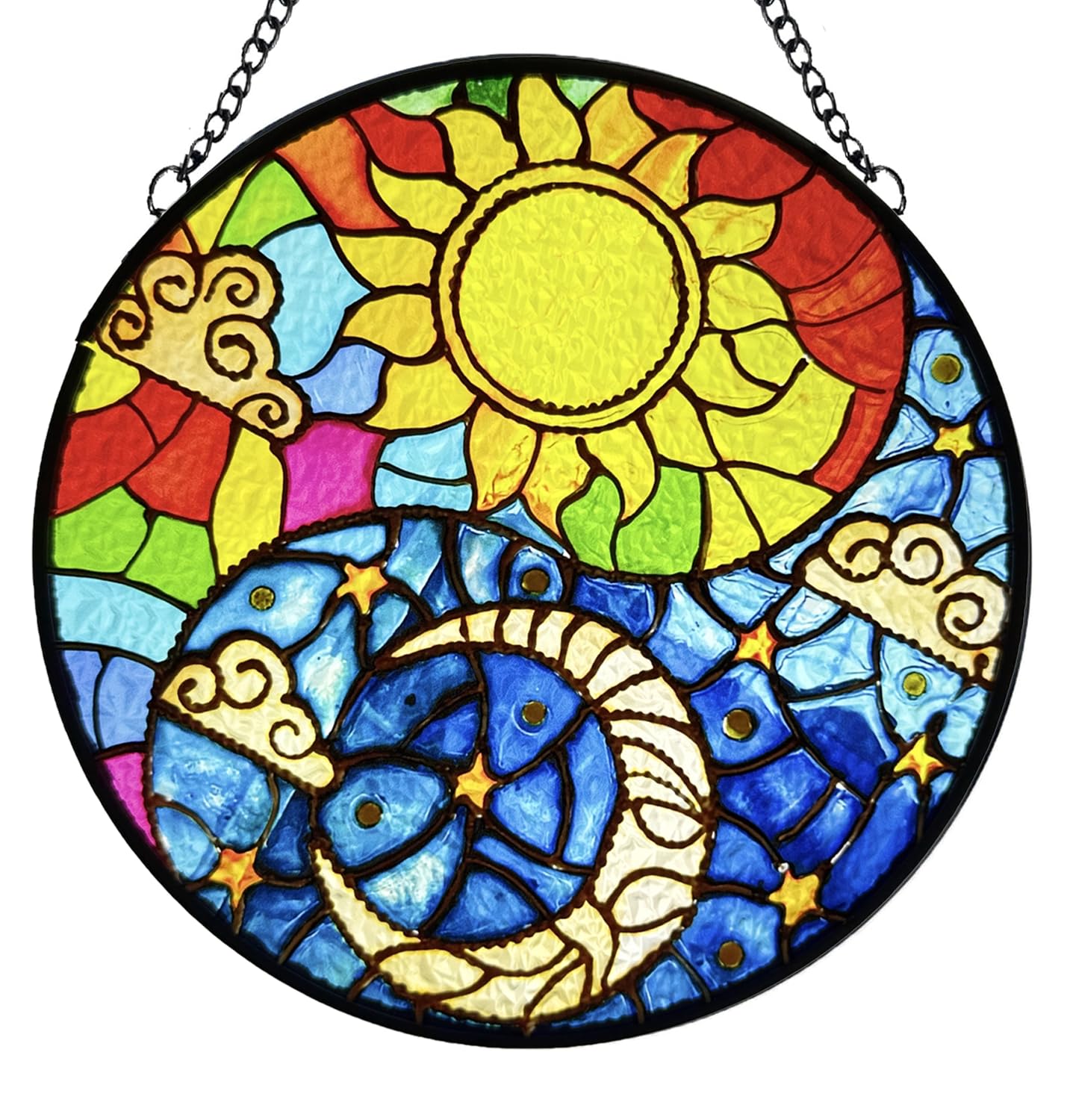 Amazon.co.jp: Suncatcher インドア/アウトドア ステンドグラス