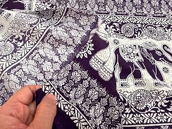 Amazon.com: AMORNPHAN 44” Tribal Elephants Animal Printed