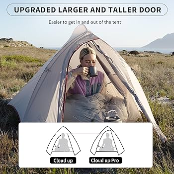新品未使用　Naturehike Cloud-Up Ultralight 2P Naturehike Upgraded Cloud Up 2 Person Tent Backpacking Tent